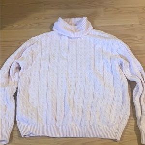 Pink thick turtleneck